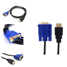 HDMI Cable HDMI To VGA 1080P HD With Audio Adapter Cable HDMI TO VGA Cable Optical Cable Drop Shipping 1/10M 2024 - buy cheap