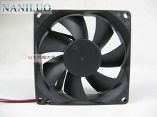 NANILUO 8cm 80mm cooling fan 8025 80*80*25 80X80X25 mm  DC 24V 0.15A case cooling fan 2-wire 2pin quiet low noise 2024 - buy cheap