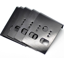 Doreen Box hot Black Ear Hooks Earring Plastic Display Cards blank 4.2x3cm(1-5/8"x1-1/8") free shipping 100PCs (B16648) 2024 - buy cheap