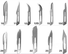 Новинка 2016 года, 100 шт. скальпельных лезвий для стоматологических и медицинских хирургических лезвий из нержавеющей стали 2024 - купить недорого