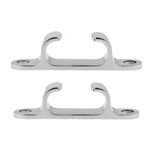 2pcs Straight Bow Chock Fairlead Boat Cleat Dock Line Cleat Mooring Hardware S (100mm),L (152mm) 2024 - buy cheap