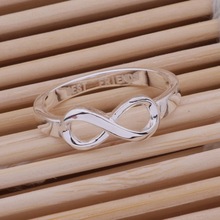 Серебряное кольцо, модное Ювелирное кольцо для женщин и мужчин, яркое 8/ecwamuda fssaojza AR321 2024 - купить недорого