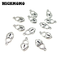 2021 Fashion 20pieces/bag 20mm Zinc Alloy Retro  Hearts Locks Charms Pendants DIY Necklaces Earrings Jewelry Accessories 2024 - buy cheap