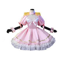 Anime! As Miss Beelzebub likes it Beelzebub Cosplay Costume Cute Lolita Maid Dress Women Pink Uniform Halloween Xmas Party Suit 2024 - buy cheap