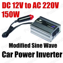 Wholesale voltage transformer modifier sine wave 12V DC to AC 220V Car Auto Power Inverter Converter Adapter 150W 2024 - buy cheap