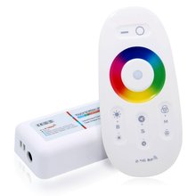 2.4G Wireless Touch screen RGB led controller DC12-24A 18A RF remote control for led strip/bulb/downlight,Free Shipping 2024 - buy cheap