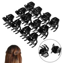 Atacado 12 pçs preto meninas mulheres mini garras de cabelo estilo plástico clipe garra Clamp-W128 2024 - compre barato