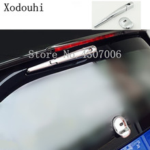 For Benz Smart Fortwo 2015 2016 2017 2018 2019 Car Styling ABS Chrome Rear Back Glass Wiper Nozzle Cover Frame Trim Tail Window 2024 - buy cheap