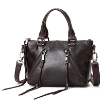 Women Single Shoulder Messenger Tote Handbag Ladies Luxury Briefcase Genuine Leather Female Business Top Handle Cross Body Bag 2024 - buy cheap