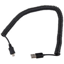 10ft 3M Spring Coiled USB 2.0 Male to Micro USB 5 Pin Data Sync Charger Cable #23669 2024 - buy cheap
