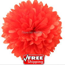20pcs 8"(20cm) Red Tissue Pom Poms Christmas,Hanging Party Paper Flowers Balls Bulk Wholesale,Nursery Decor-Choose Your Colors 2024 - buy cheap