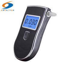 NEW Hot selling Professional Police Digital Breath Alcohol Tester Breathalyzer Free shipping Dropshipping 2024 - buy cheap