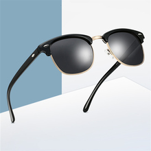 2019 new fashion round men's sunglasses UV400 oval ladies glasses classic retro brand designer sports driving sunglasses 2024 - buy cheap