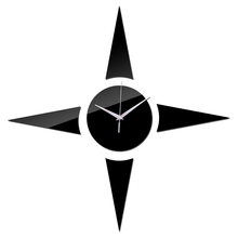 Новая горячая продажа 3d Зеркальная Наклейка s diy настенные часы украшение для дома часы Современная Гостиная Наклейка на мебель 2024 - купить недорого