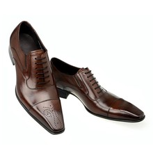 Мужские кожаные туфли; деловые модельные туфли; Мужские броги Bullock; оксфорды из натуральной кожи; черные свадебные мужские туфли на шнуровке 2022 - купить недорого