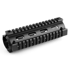 Охотничий Тактический Страйкбол AR-15 M4 Handguard карабин рис Quad Rail 2 шт. Drop-In с креплением для крепления винтовка аксессуары 6,7 дюймов 2024 - купить недорого