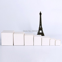 500pcs 6*6*6cm White Kraft Paper Box Square Blank Candy Box Sample Jewelry Packaging Case Universal Packing Material 2024 - buy cheap