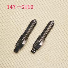 No.147 lâmina de chave de troca gt10 para fiat iveco, enfeites de chave de carro com marcação de escala 2024 - compre barato