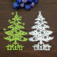Hot Sale Christmas tree Metal Steel Embossing Template Cutting Die Stencil For DIY Scrapbooking Card Decorative Album Craft 2024 - buy cheap