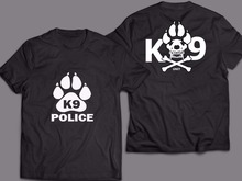 Camiseta con estampado de letras para K-9, camisa de unidad especial de perro policía, divertida, novedad de 2019 2024 - compra barato