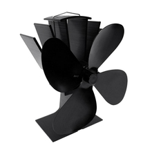 4 Blades Heat Self-Powered Stove Top Fan Aluminium Silent Eco-Friendly Fuel Saving For Wood Log Burner Fireplace 2024 - buy cheap