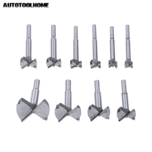 AUTOTOOLHOME 10PC 14-50mm Forstner Auger Drill Bit Set Wood Drilling Woodworking Hinge Hole Saw Window Wooden Cutting Tool 2024 - buy cheap