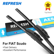 REFRESH Wiper Blades for FIAT Scudo Fit Hook Arms 2007 2008 2009 2010 2011 2012 2013 2024 - buy cheap