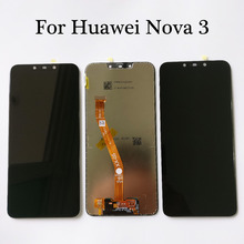 Pantalla LCD de alta calidad para Huawei Nova 3 Nova3 PAR-AL00, 6,3 pulgadas, color negro, PAR-L21, montaje de digitalizador con pantalla táctil de repuesto 2024 - compra barato