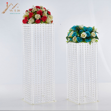 10 PCS Table Flower Rack Luxury Acrylic Crystal Wedding Road Lead Luxury Centerpieces For Event Party Home Decoration 2024 - buy cheap