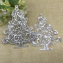 Plantillas de diseño de troqueles de corte de Metal de árbol para bricolaje, álbum de recortes, tarjeta de papel, artesanía decorativa 2024 - compra barato