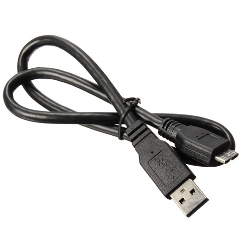 Кабель для передачи данных USB 3,0 Male A to Micro-B Male для внешнего жесткого диска HDD кабель для жесткого диска черный 2022 - купить недорого