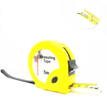High quality Steel tape gauge measure tool retractable   measuring  5m Metric British system Double scale 2024 - buy cheap