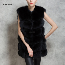 Faux Fur Gilet Coat 2018 Autumn CHEAPEST Fluffy Long Fur Vest Fake Fur Jacket Shaggy Cardigan F0383 11 Colors 2024 - buy cheap