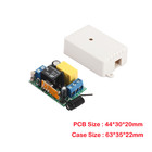 Sistema de interruptor de controle remoto sem fio ac220v 1ch rf, 315/433 mhz, transmissores + receptor, trava/momentâneo/alternância - compare preços