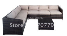 Sofá de jardín urbano de gran SG-12011A, juegos de sofá de mimbre para exteriores, nuevo estilo, gran oferta 2024 - compra barato