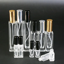 Frasco de perfume atomizador, frasco de vidro recarregável vazio portátil para viagem, quadrado, 3ml 6ml 10ml 30ml 2024 - compre barato