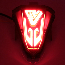 Luz LED trasera de freno para motocicleta Yamaha YZF R15, iluminación de señal de giro, lente de humo, 2014-2017, Envío Gratis 2024 - compra barato