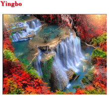 DIY Diamond Painting Nature Landscape Full Square Round Diamond Mosaic Needlework Diamond Embroidery waterfall Handmade Gifts 2024 - buy cheap