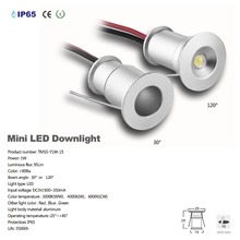 New Product 15mm Cutting 1W Mini LED Downlight 30D/120 Small Spotlight  DC3V/300mA Showcase Cabinet Ceiling Light 6pc CE List 2024 - buy cheap