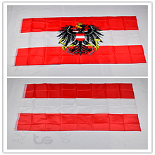 Австрийский флаг 90*150 см, баннер, 3x5 футов, подвесной национальный флаг для встреч, парадов, вечеринок, подвешивания, украшения 2024 - купить недорого