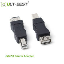 USB-адаптер для принтера ult-best, USB 2,0 женский к USB B мужской разъем для принтера, компьютерный принтер, сканер, адаптер, конвертер 2024 - купить недорого