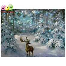 Pintura redonda completa dpf com diamantes para bordado., decoração para a pintura de diamantes, mosaico diy em ponto cruz e natal. 2024 - compre barato