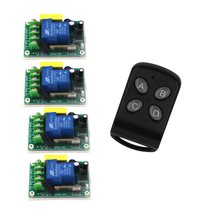 AC 220 V 30A 1ch sem fio sistema de comutação controle remoto 315/433 mhz 1 Transmitter & receiver 4 casa sistema de controle inteligente SKU: 5516