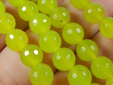 (Min Order1 ) 8mm Fashion Faceted Peridot stone Round Loose Beads Accessory Parts 15inch jewelry making Jewelry making design 2024 - buy cheap