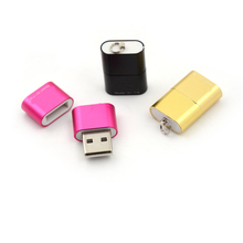 Mini usb 2.0 para memória flash, portátil, memória flash, tf, micro sd, leitor de cartão de memória, adaptador 2024 - compre barato