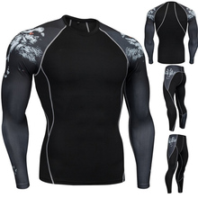Fitness Bodybuilding Shapers New Model Thermal Underwear Men Sets Running Marathon Compression Sweat Quick Drying Long Johns 2024 - buy cheap
