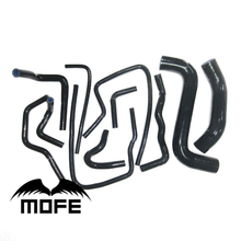 Mofe kit mangueira aquecedora, kit original com 11 peças de radiadores de silicone para subar impreza gdb 2.0 1994-1997 black 2024 - compre barato