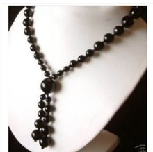 Beautiful BLACK jadeS necklace pendant 2024 - buy cheap