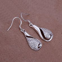 Fashion silver plated Earring for Women 925 jewelry silver plated For Women Inlaid stone bottle earrings E249 /WVQWPMBTE249 2024 - buy cheap