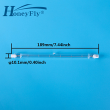 HoneyFly 2pcs 254mm Linear Halogen Lamp Bulbs J254 R7S 220V/110V 1000W 1500W Double Ended Filament Flood Lights Quartz Tube 2024 - buy cheap